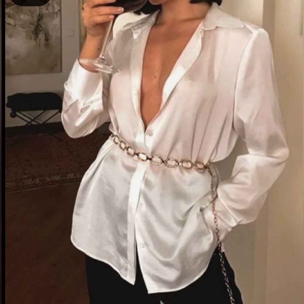 LILYSILK Cream Blouse